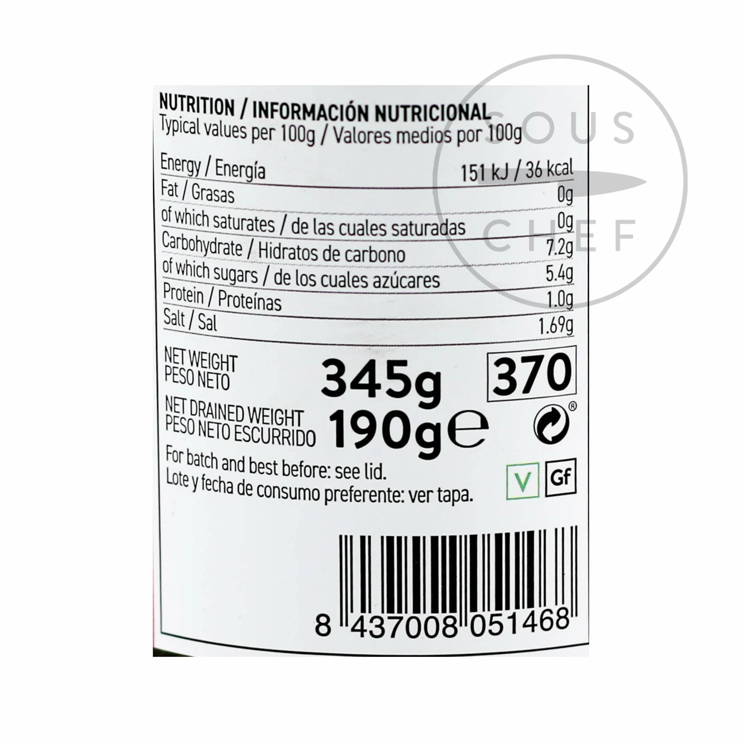 Perello Cocktail Gherkins 190g 5 Perello Cocktail Gherkins 190g