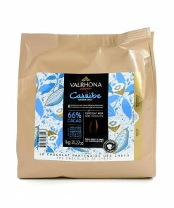 Valrhona Caraibe 66% Dark Chocolate Chips Cooking Chocolate