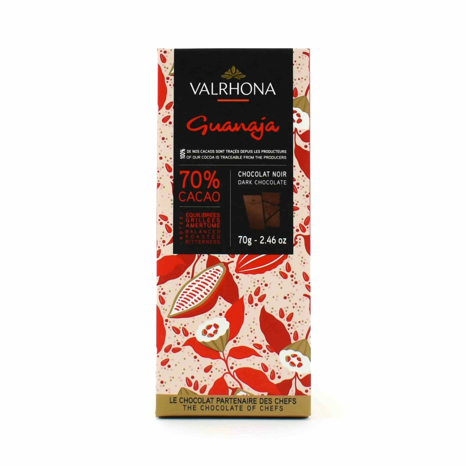 Valrhona Bar Dark Guanaja 70% Grand Cru - Origin Blend 3 Valrhona Bar Dark Guanaja 70% Grand Cru - Origin Blend