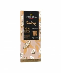 Ingredients Valrhona White Dulcey 35% Blonde Chocolate Bar 70g