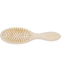 Andree Jardin Small Detangling Hair Brush - Beech Wood & Wooden Studs Gifts