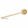 Andree Jardin Long Handled Back Brush - Waxed Beech Wood & Hog Bristle
