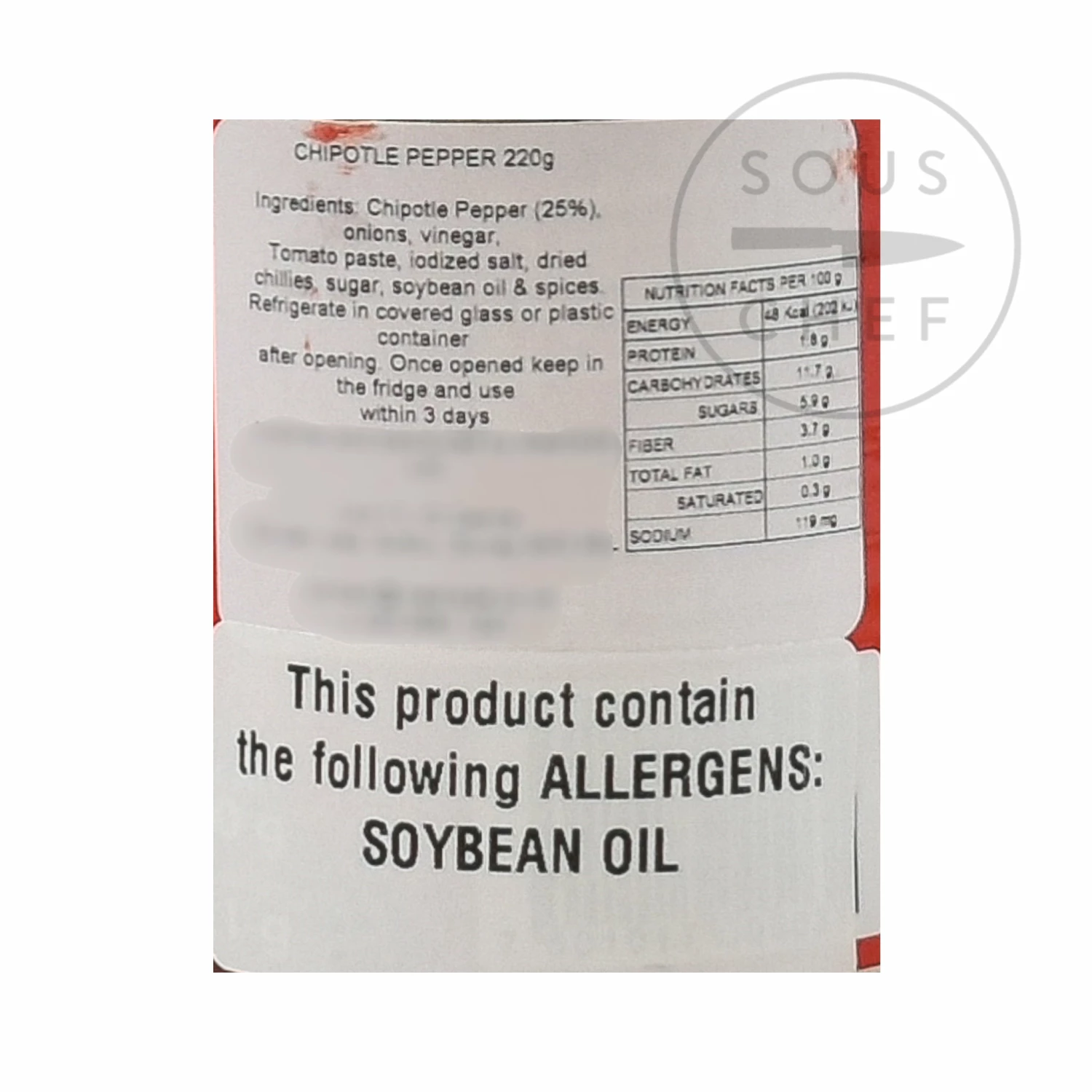La Costena Chipotle Peppers In Adobo Sauce 220g 4 La Costena Chipotle Peppers In Adobo Sauce 220g