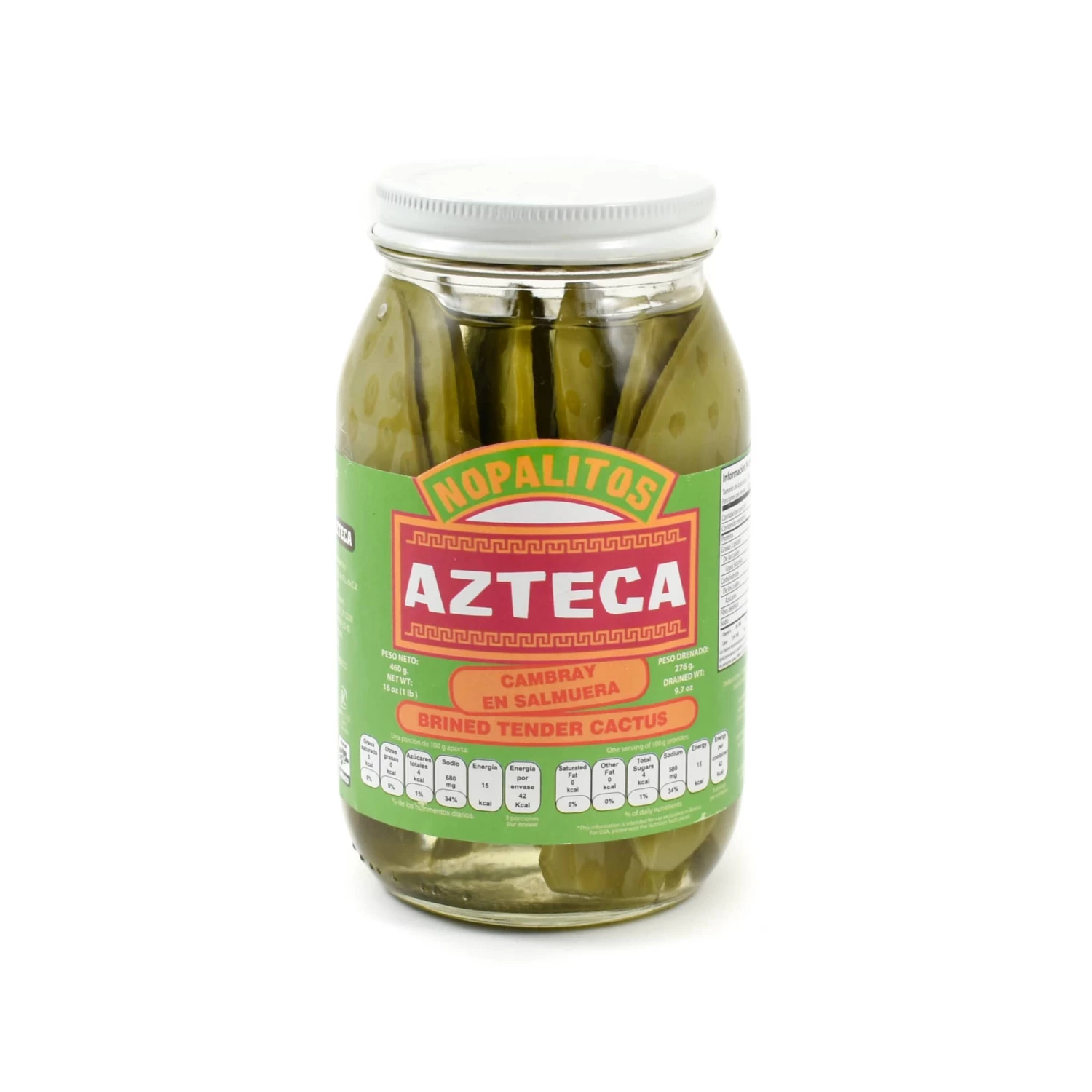 Azteca Cambray Whole Cactus Leaves 460g 3 Azteca Cambray Whole Cactus Leaves 460g
