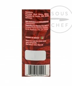 San Marcos Frijoles Refritos Negros - Refried Beans 430g Ingredients