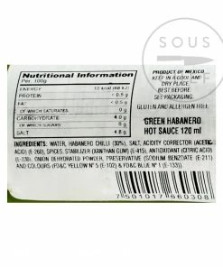 El Yucateco Habanero Green Sauce 120ml