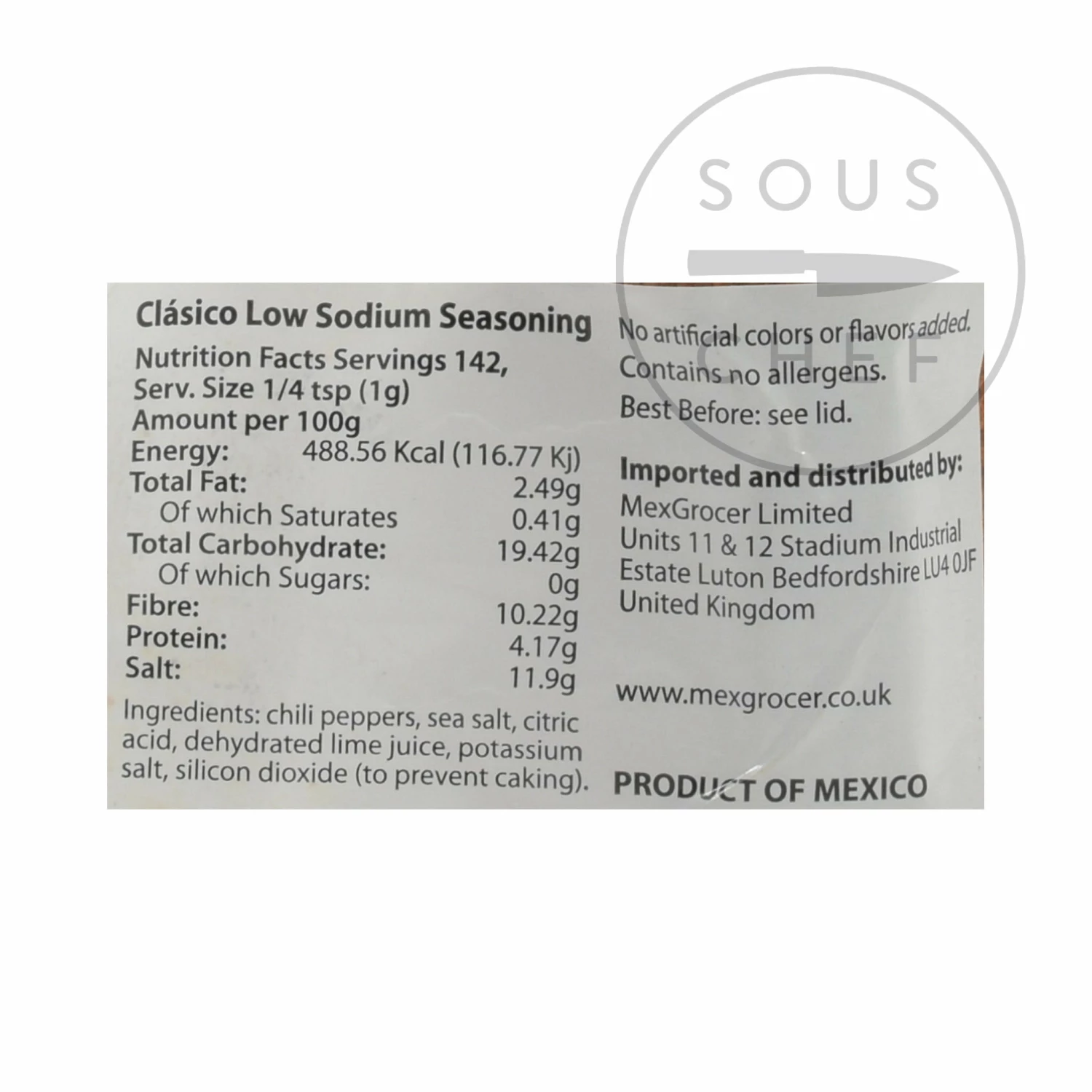 Tajin Low Sodium Chilli Lime Seasoning Mix 142g 4 Tajin Low Sodium Chilli Lime Seasoning Mix 142g