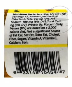 Tajin Habanero Chilli Powder 45g Ingredients