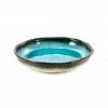 Kiji Stoneware & Ceramics Turquoise Large Round Dish 21.5cm Dia X 4cm High