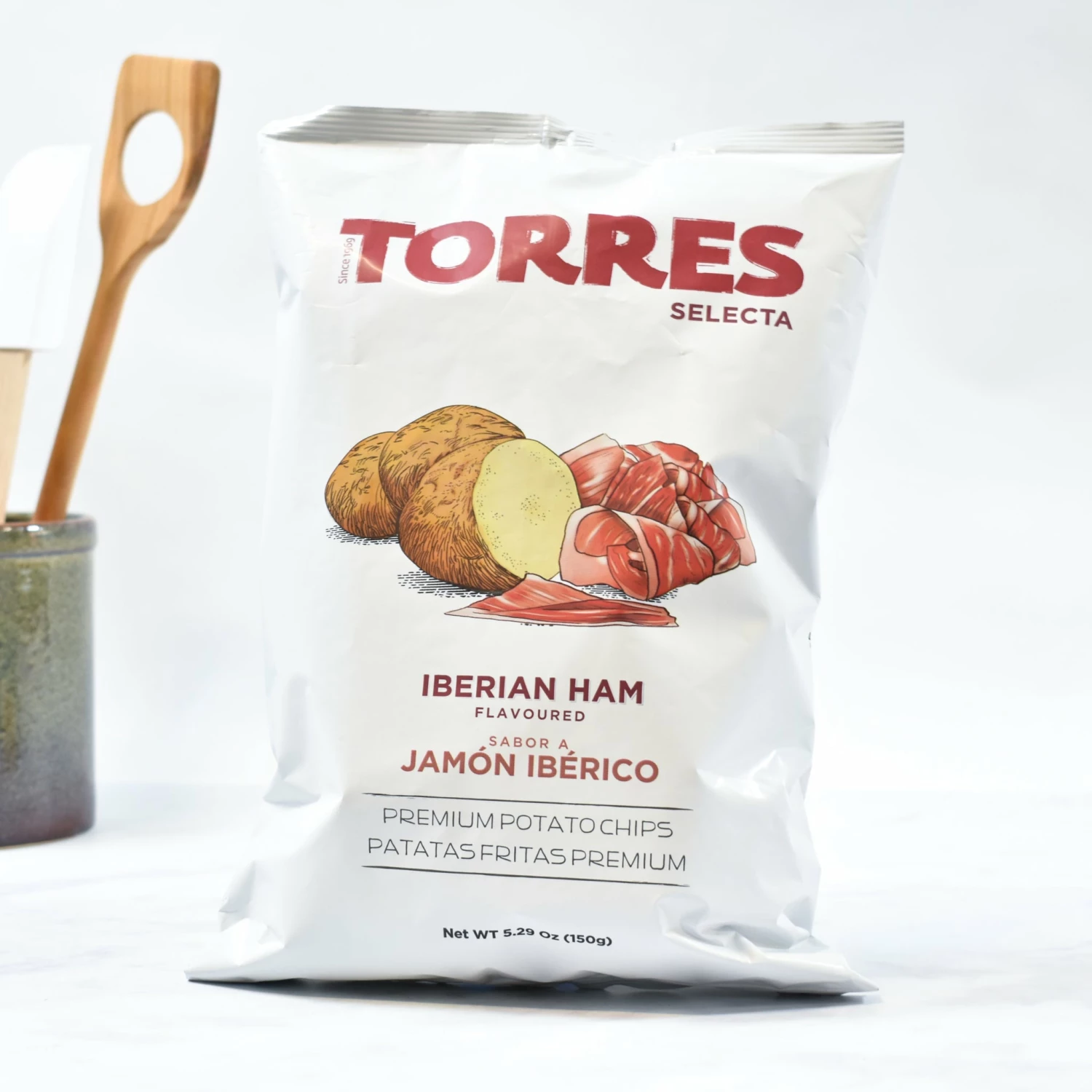 Ingredients Torres Iberico Ham Flavour Crisps 150g 5 Ingredients Torres Iberico Ham Flavour Crisps 150g
