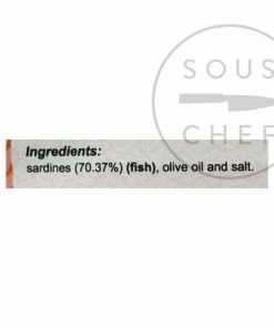 Conservas Catrineta Catrineta Smoked Sardines 81g Ingredients