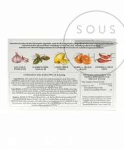 Delicioso Spanish Flavoured Olive Oil Set 20ml X 5 Ingredients