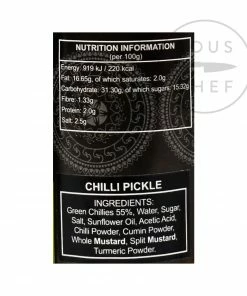 Ferns' Chilli Pickle 380g Ingredients 7 Ferns' Chilli Pickle 380g Ingredients