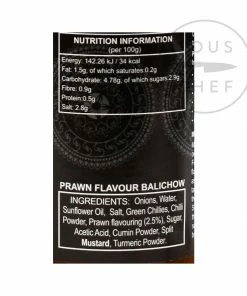 Ferns' Prawn Flavour Balichow 380g Ingredients