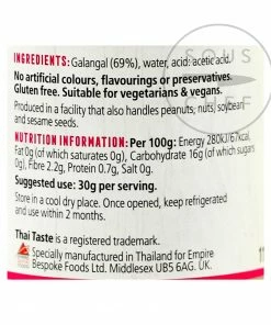 Thai Taste Ingredients Galangal 114g