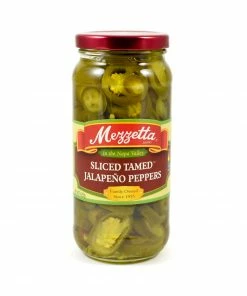 Mezzetta Ingredients Sliced Tamed Jalapeno Peppers 425g Net