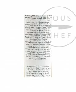 Blues Hog 'Honey Mustard' BBQ Sauce 595g Ingredients