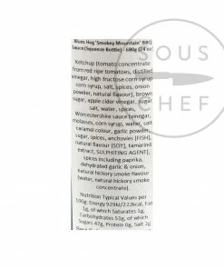 Ingredients Blues Hog Smokey Mountain BBQ Sauce 680g