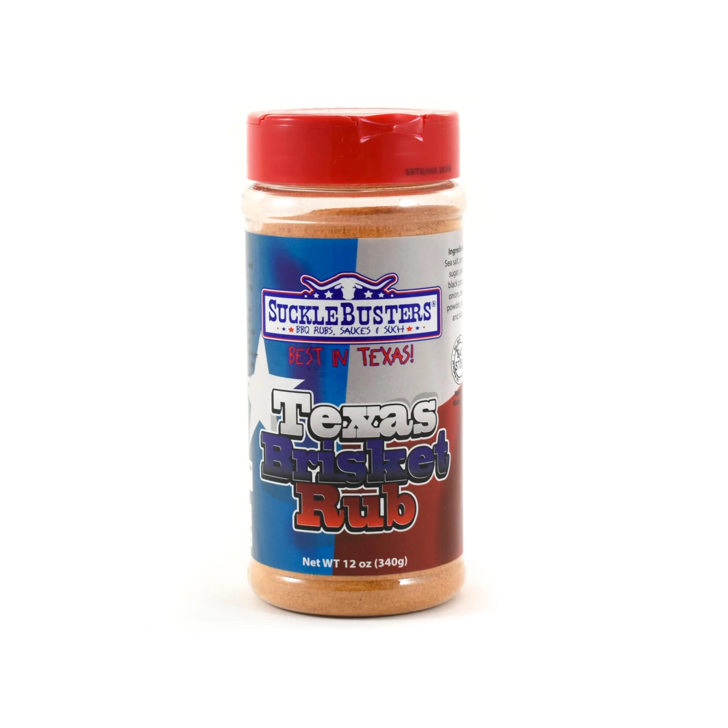 Sucklebusters Texas Brisket BBQ Rub 340g Ingredients 3 Sucklebusters Texas Brisket BBQ Rub 340g Ingredients