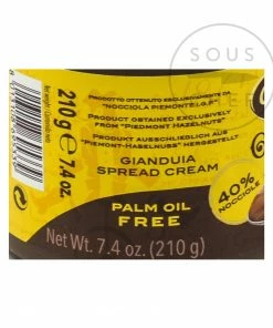 Caffarel Premium Gianduia Spread With 40% Hazelnuts 210g