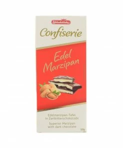 Schluckwerder Edel Marzipan With Dark Chocolate 100g Ingredients