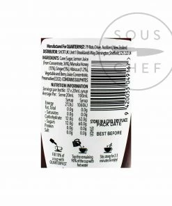 Quarterpast Hibiscus Ginger & Manuka Honey Real Fruit Infusion 250ml Ingredients 5 Quarterpast Hibiscus Ginger & Manuka Honey Real Fruit Infusion 250ml Ingredients