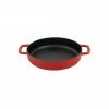 Combekk Sous-Chef Red Recycled Cast Iron Frying Pan 24cm