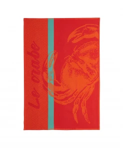 Coucke French Tea Towel - Crab Cookware