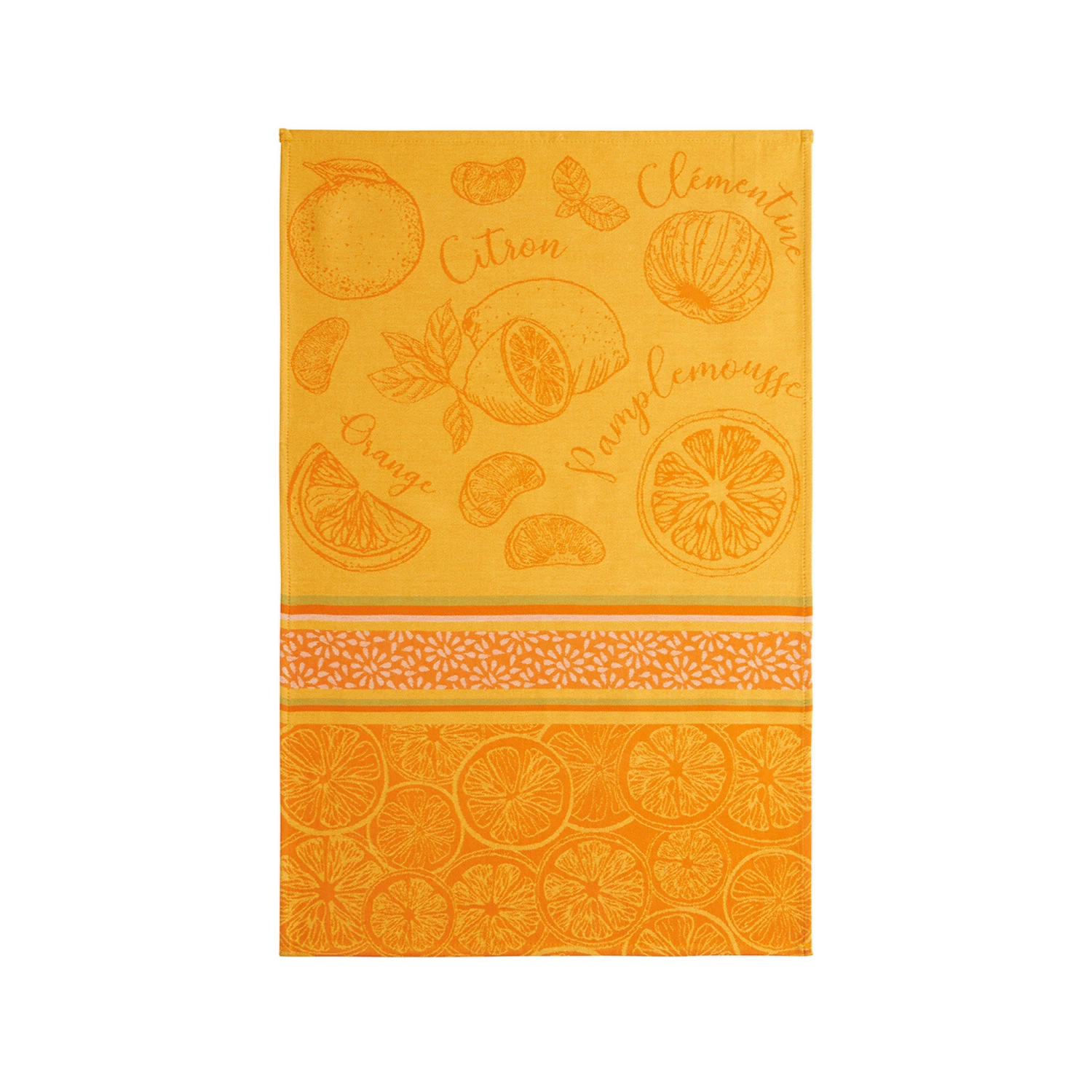 Coucke Cookware French Tea Towel - Citrus 3 Coucke Cookware French Tea Towel - Citrus