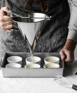 De Buyer Kwik Pro Piston Funnel With Stand