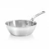 Cookware De Buyer Affinity Stainless Steel Curved Saute Pan 24cm