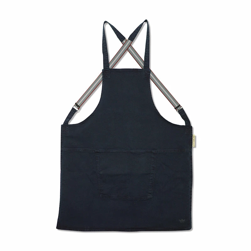 Dutchdeluxes Canvas Suspender Apron In Dark Blue 3 Dutchdeluxes Canvas Suspender Apron In Dark Blue