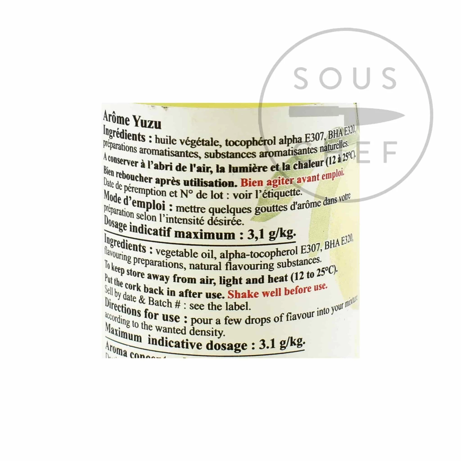 Deco Relief Concentrated Yuzu Flavour 125ml 4 Deco Relief Concentrated Yuzu Flavour 125ml