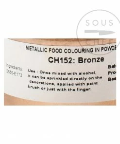 Deco Relief Flavours & Colours Edible Bronze Shimmer Dust 25g