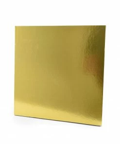 Deco-Relief Square Cake Board Gold 10pc Cookware