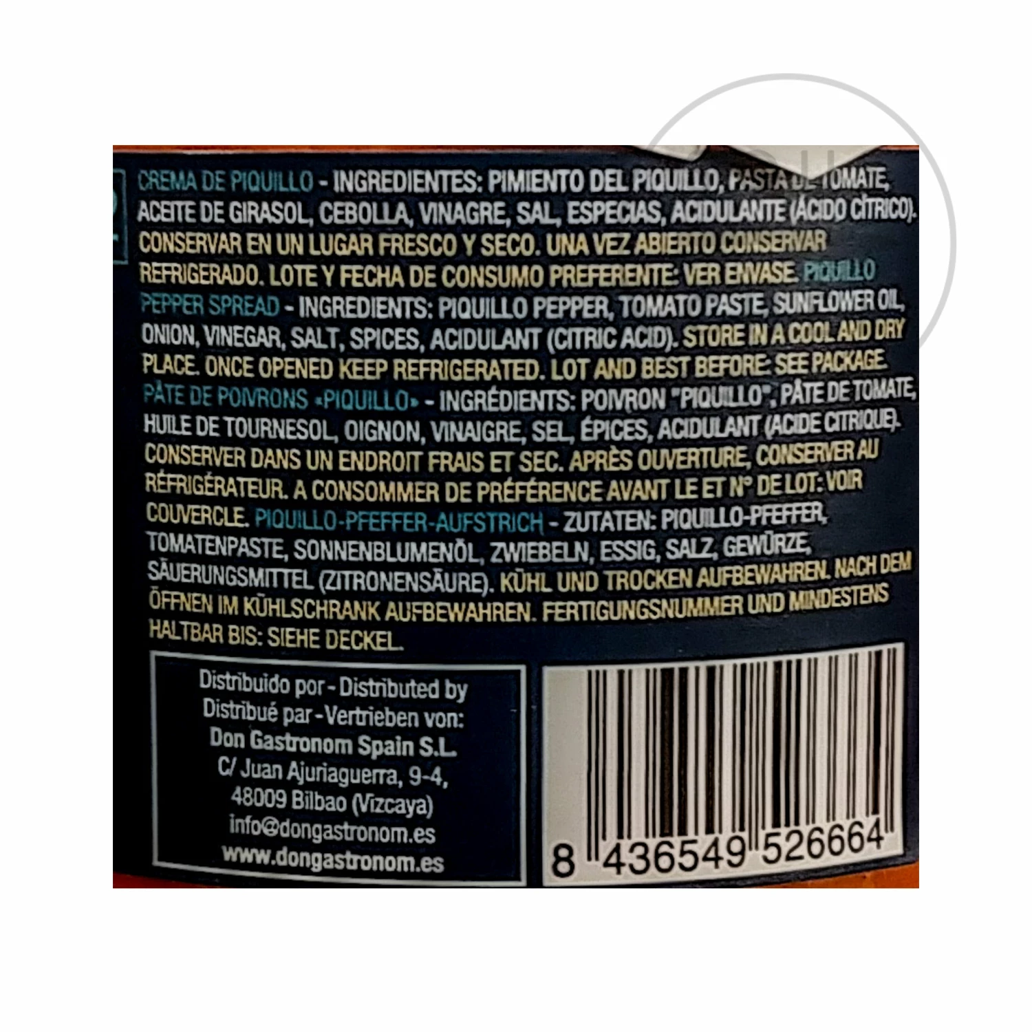 Garden Delights Piquillo Pepper Paste 190g Ingredients 4 Garden Delights Piquillo Pepper Paste 190g Ingredients
