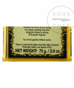 El Ruisenor Ingredients Sundried Paprika D.O. Murcia Picante 75g