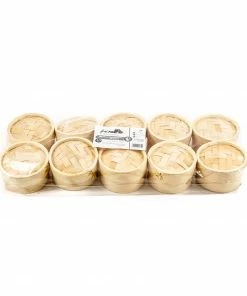 First Pack Tableware Mini Bamboo Steamers 9 First Pack Tableware Mini Bamboo Steamers