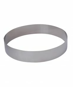 De Buyer Tall Stainless Steel Tart Ring 24cm