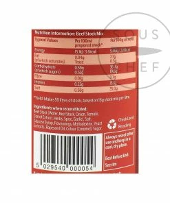 Essential Cuisine Beef Stock Mix 800g Ingredients