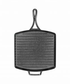Lodge Blacklock Cast Iron Grill Pan Square 30.5cm Cookware