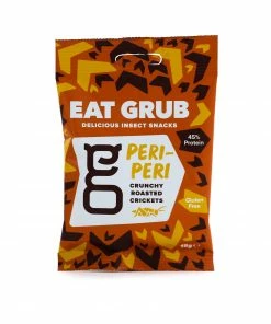 Eat Grub Ingredients Peri Peri Crunchy Roasted Crickets 15g