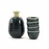 Kiji Stoneware & Ceramics Blue Glaze Sake Set Tableware