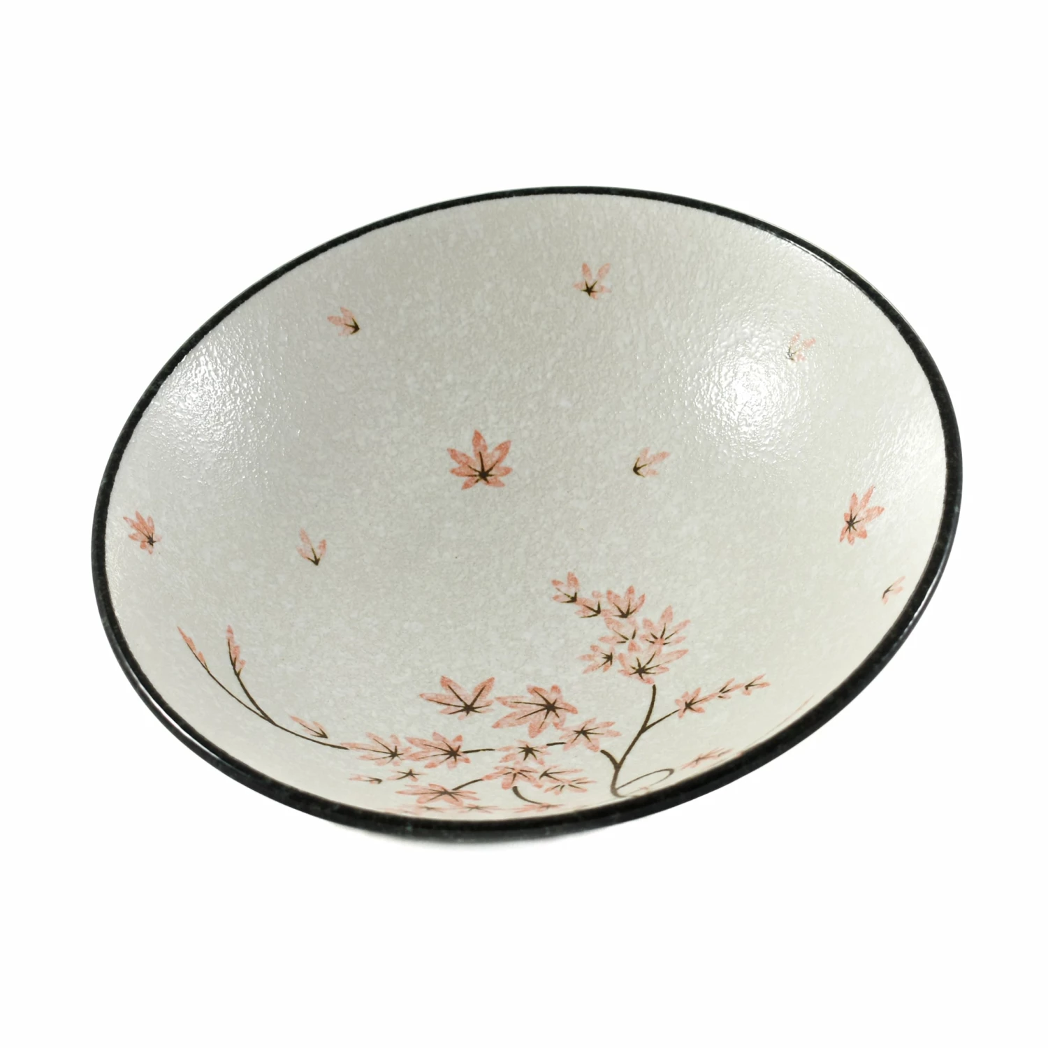 Kiji Stoneware & Ceramics Maple Leaf Shallow Bowl 24.5cm 5 Kiji Stoneware & Ceramics Maple Leaf Shallow Bowl 24.5cm