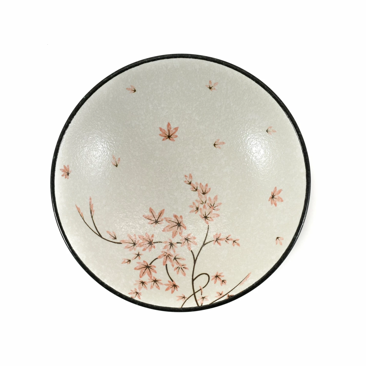 Kiji Stoneware & Ceramics Maple Leaf Shallow Bowl 24.5cm 4 Kiji Stoneware & Ceramics Maple Leaf Shallow Bowl 24.5cm