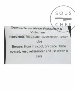 Christine Ferber Alsace Blackcurrant & Violet Jam 220g