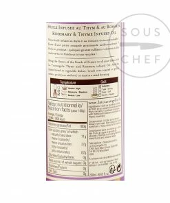 Ingredients La Tourangelle Thyme & Rosemary Oil 250ml