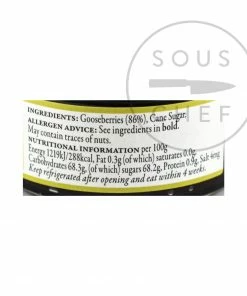 The Fine Cheese Co Gooseberry Fruit Preserve For Cheese 113g