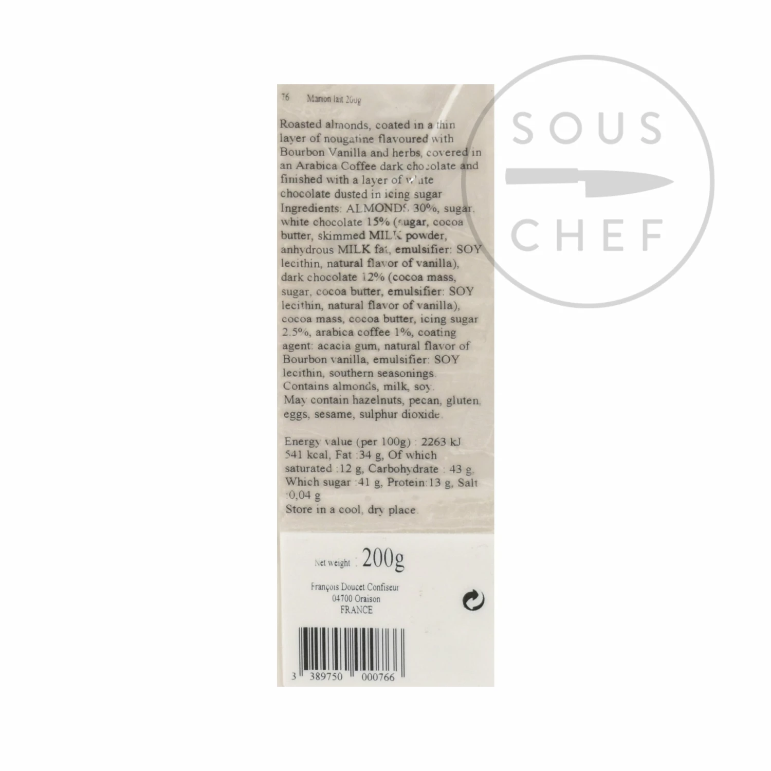 Francois Doucet Chocolate Pralines 200g 4 Francois Doucet Chocolate Pralines 200g