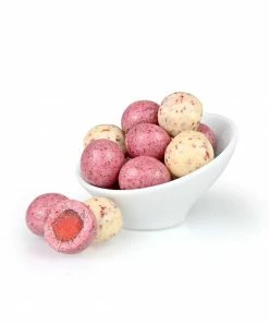 Sous Chef Francois Doucet White Choc & Strawberry Jelly Spheres 140g Ingredients